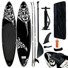 shumee Nafukovací SUP paddleboard 305 x 76 x 15 cm černý