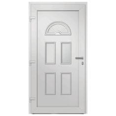 Vidaxl Vchodové dveře bílé 88 x 208 cm