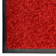 Greatstore Rohožka pratelná červená 60 x 90 cm