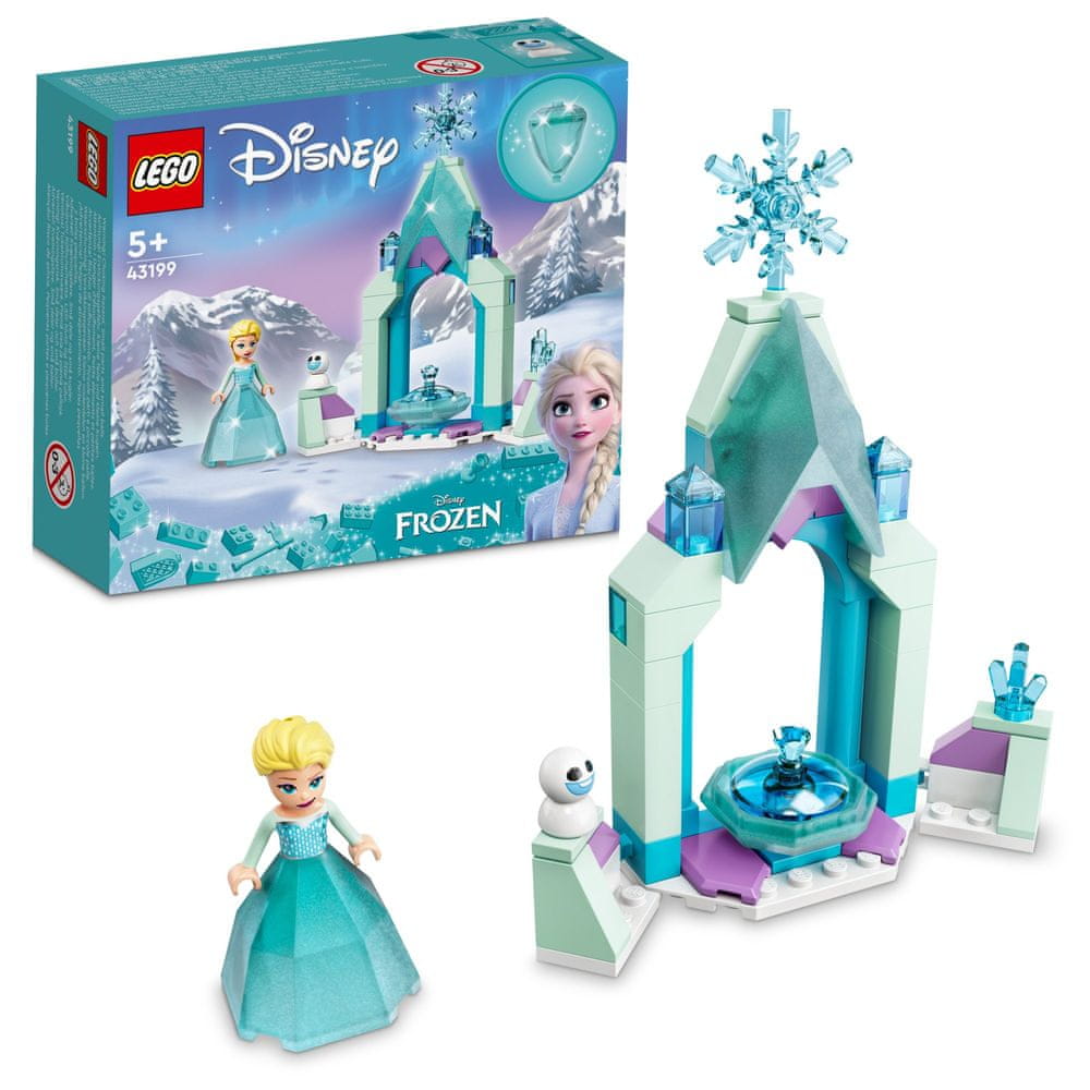 LEGO Disney Princess 43199 Elsa a zámecké nádvoří - rozbaleno