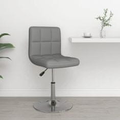 Greatstore Kancelářská židle šedá umělá kůže