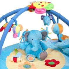 PLAYTO Hrací deka s melodií sloník s hračkou