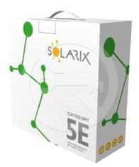 Solarix Instalační kabel Solarix CAT5E UTP PVC Eca 100m/box SXKD-5E-UTP-PVC