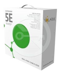 Solarix Instalační kabel Solarix CAT5E UTP PVC Eca 100m/box SXKD-5E-UTP-PVC