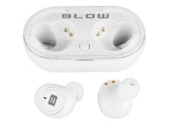 Blow Sluchátka BLOW Earbuds BTE100 Bluetooth 5.0, bílá