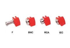 Opticum Lisovací kleště kompresní 4v1 OPTICUM AX CT PRO (F, RCA, IEC, BNC)