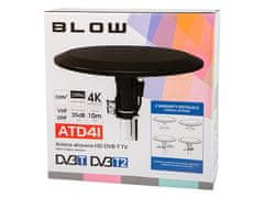 Blow Anténa aktivní DVB-T/T2 BLOW ATD41, VHF/UHF, 25dB
