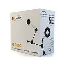 Solarix Instalační kabel Solarix CAT5E UTP PE Fca venkovní 305m/box SXKD-5E-UTP-PE