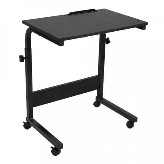 ATAN PC stůl s kolečky WESTA - černá