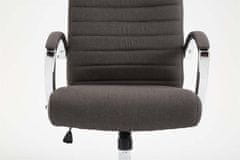 Sortland Kancelářská židle Valais - látkové čalounění | tmavě šedá