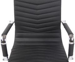 BHM Germany Konferenční židle Burnley, syntetická kůže, černá