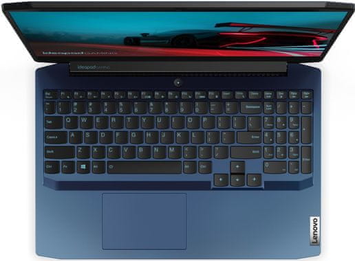 Herní notebook Lenovo IdeaPad Gaming 3 15,6 palců Full HD IPS displej AMD Ryzen 5 NVIDIA GeForce GTX 1650 WiFi ac 512 GB SSD 16 GB RAM DDR4 potlačení hluku podsvícená klávesnice