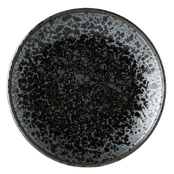 Levně MIJ Mělký talíř Black Pearl 25 cm