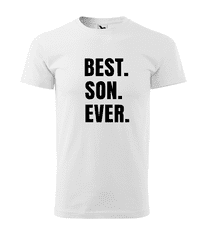Fenomeno Pánské tričko Best son ever - bílé Velikost: L