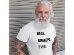 Fenomeno Pánské tričko Best grandpa ever - bílé Velikost: M