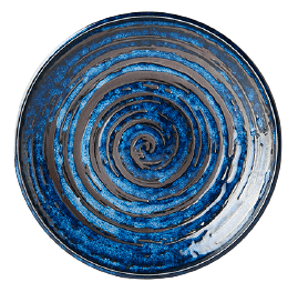 MIJ Mělký talíř Copper Swirl 20 cm