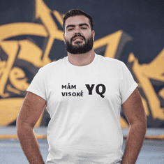 Fenomeno Pánské tričko Mám visoké YQ - bílé Velikost: S