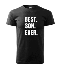 Fenomeno Pánské tričko Best son ever - černé Velikost: XL