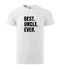 Fenomeno Pánské tričko Best uncle ever - bílé Velikost: S