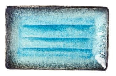 Levně MIJ Talíř na sushi Sky Blue 21,5 x 13 cm