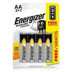 Energizer Alkaline Power baterie Tužka AA/4 3+1 zdarma