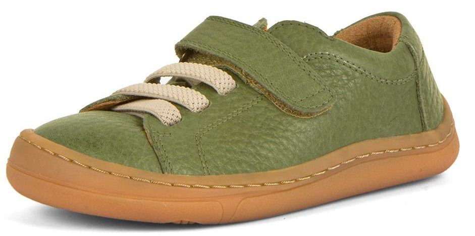 Froddo dětské kožené barefoot tenisky G3130198-7 zelená 31