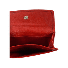 Dailyclothing Dámská kožená peněženka - červená 5347