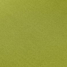Greatstore 4místná pohovka zelená textil