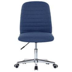 shumee Jídelní židle 2 ks modré textil