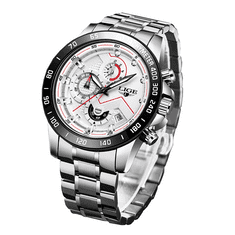Lige Elegantní pánské hodinky s modelovým číslem 9982-6/V+ - získejte je jako dárek ZDARMA!