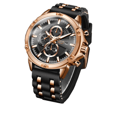 Lige Elegantní mužské hodinky 10028 + dárek ZDARMA - model Exkluzivní moderní muž.