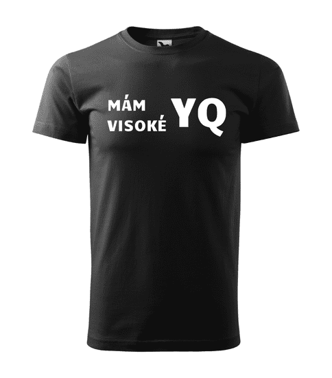Fenomeno Pánské tričko Mám visoké YQ - černé Velikost: S