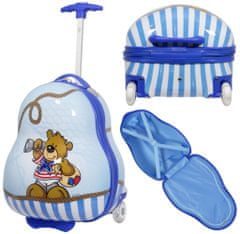 MONOPOL Dětský kufr Teddy Blue S
