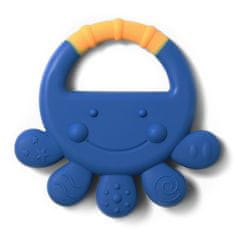 BABY ONO Kousátko silikonové Ortho, chobotnice Vicky 6m+ modrá