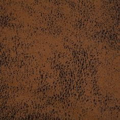 Greatstore Lavice 139,5 cm hnědá umělá semišová kůže