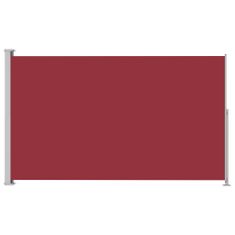 Greatstore Zatahovací boční markýza 200 x 300 cm červená