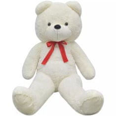 shumee Měkký plyšový medvídek XXL bílý 135 cm