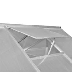 shumee Zpěvněný hliníkový skleník se základním rámem 9,025 m2