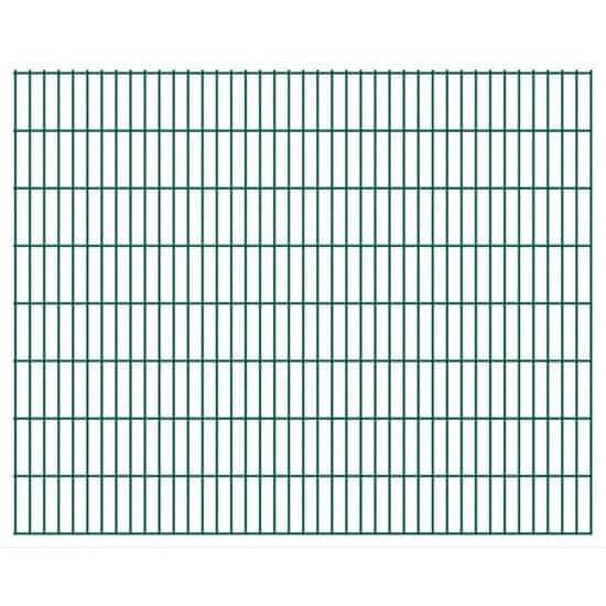Greatstore 2D Zahradní plotové dílce 2,008 x 1,63 m 4 m (celková délka)