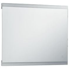 Vidaxl Koupelnové zrcadlo s LED světly a dotykovým senzorem 60 x 50 cm