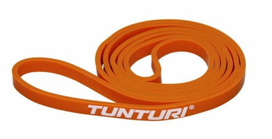 Tunturi Posilovací guma Power Band TUNTURI Extra Light oranžová
