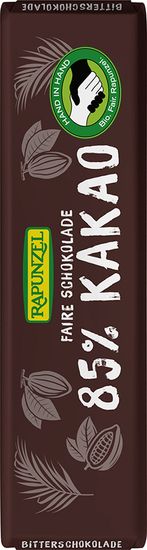 Rapunzel Bio mini hořká čokoláda 85% 20 g