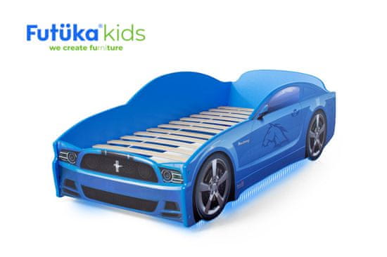 Futuka Kids Dětská postel auto LIGHT MG + Spodní světlo