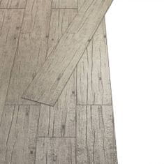 Vidaxl Samolepicí PVC podlahová prkna 2,51 m² 2 mm dub bělený