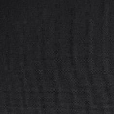 Vidaxl Masážní zvedací polohovací křeslo černé textil