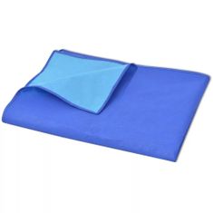 shumee Pikniková deka modrá a světle modrá 100x150 cm
