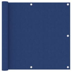 Vidaxl Balkónová zástěna modrá 90 x 500 cm oxfordská látka