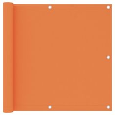shumee Balkónová zástěna oranžová 90 x 500 cm oxfordská látka