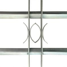 Vidaxl Nastavitelná bezpečnostní okenní mříž se 2 příčlemi 1000–1500 mm