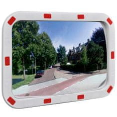 Petromila Dopravní vypouklé zrcadlo obdélníkové 40 x 60 cm s odrazkami